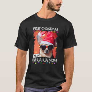 T-shirt Premier Noël en tant que mère de Chihuahua