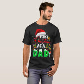T-shirt Premier Noël en tant que père Noël Hat Ugly Noël 2 (Devant entier)