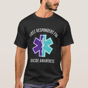T-shirt Premier Répondant Pour L'Emt De Sensibilisation Au