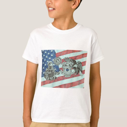 T-shirt premier répondeur (Devant)