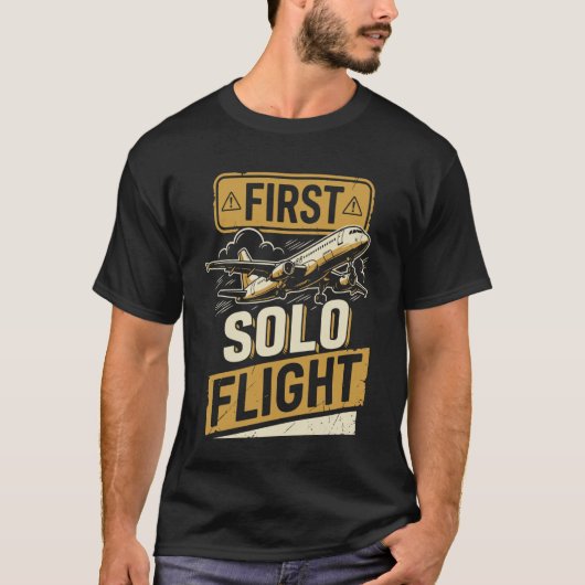 T-shirt Premier vol solo (Devant)