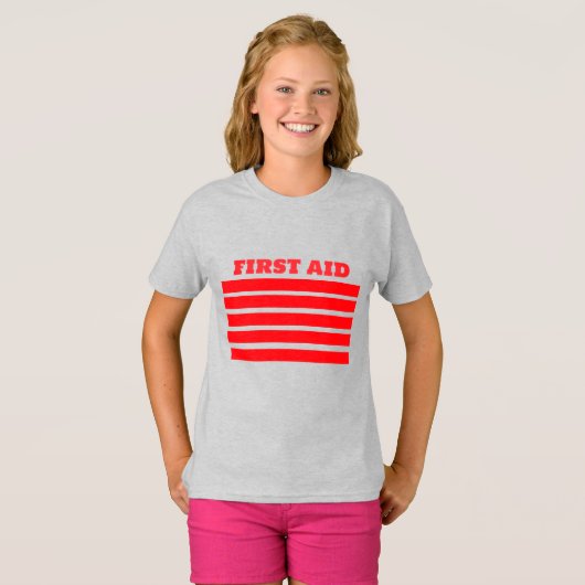T-SHIRT PREMIÈRE AIDE (Devant entier)