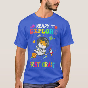 T-shirt Première Année De Retour À L'École Astronaut Espac