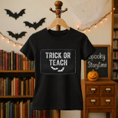 T-shirt Première Année Halloween Enseignant Tri Ou Enseign