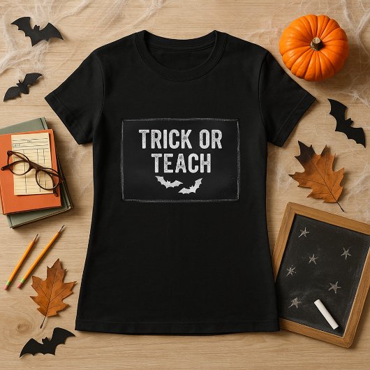 T-shirt Première Année Halloween Enseignant Tri Ou Enseign