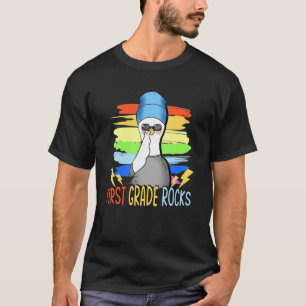 T-shirt Première année Rocks Cute Duck School 1ère année