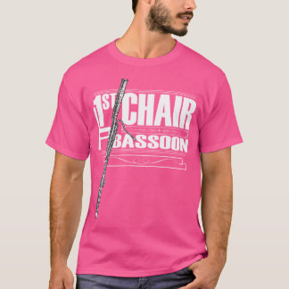 T-shirt Première Chaire Bassoon Un Groupe Et Orchestre Jou