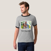 T-shirt PREMIÈRE CLASSE DAD Best Papa photo horizontale pe (Devant entier)