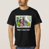 T-shirt PREMIÈRE CLASSE DAD Best Papa photo horizontale pe (Devant)