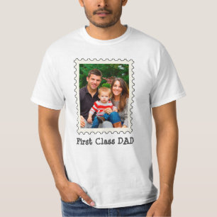 T-shirt PREMIÈRE CLASSE PAPA Meilleur papa Jamais photo pe