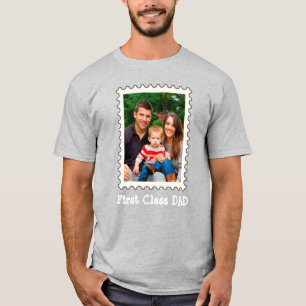 T-shirt PREMIÈRE CLASSE PAPA Meilleur papa Jamais photo pe
