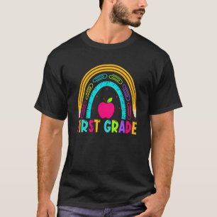 T-shirt Première Classe Rainbow Girls Boys Teacher Team 1s