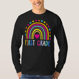 T-shirt Première Classe Rainbow Girls Boys Teacher Team 1s