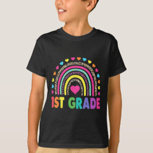 T-shirt Première Classe Rainbow Girls Boys Teacher Team 1s