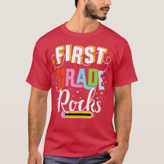 T-shirt Première classe roches 1er retour à l'école enseig