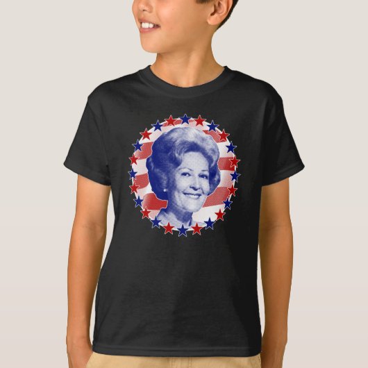 T-shirt Première dame Pat Nixon Étoiles et rayures (Devant)