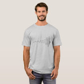 T-shirt Première détection d'onde de gravité (Devant entier)