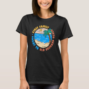 T-shirt Première Famille Vacay À Old Orchard Beach Maine S