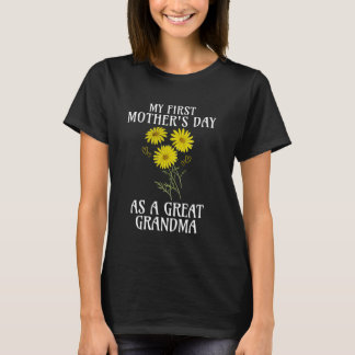 T-shirt Première Fête des Mères comme grande grand-mère 1è