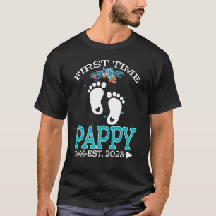 T-shirt Première Fête des pères Pappy 2023 À Être Bébé