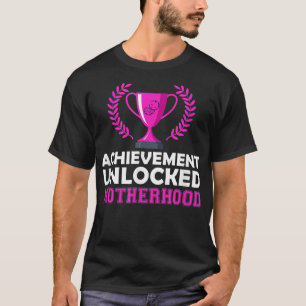 T-shirt Première Fois Maman Réussite Débloquée Maternité