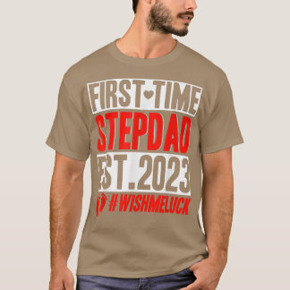 T-shirt Première Fois Stepdad 2023 Une Grossesse Drôle