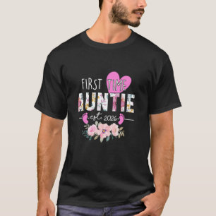 T-shirt Première fois Tante Est 2026 Cadeaux Nouvelle Tant