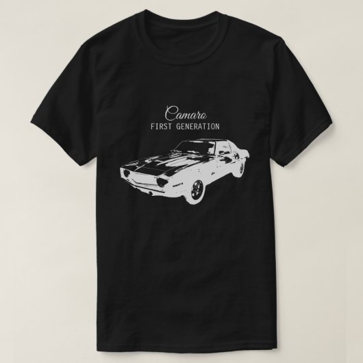 T-shirt Première génération de Silhouette Camaro (Design devant)