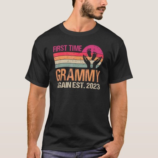 T-shirt Première Grammy de nouveau Vintage 2023 (Devant)