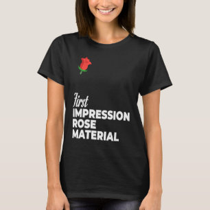 T-shirt Première Impression Rose Matériel Bachelorette & B
