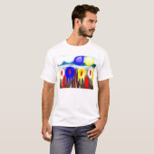 T-shirt Première invasion Alien (Devant entier)