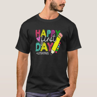 T-shirt Première journée d'école Allons-y C'est la rentrée