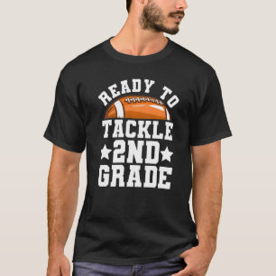 T-shirt Première journée d'école de 2e année prête à s'att
