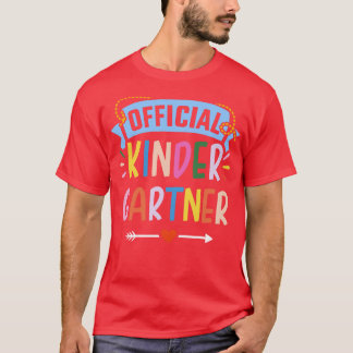 T-shirt Première journée jardin d'enfants retour à l'école