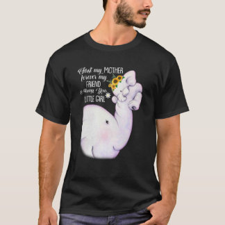 T-shirt Première Ma mère pour toujours Mon ami Elephant Ma