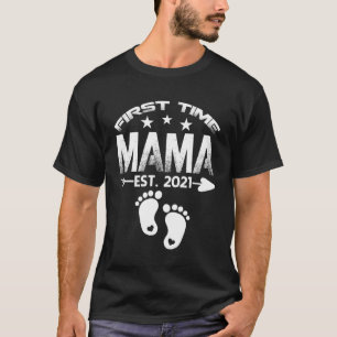 T-shirt Première Maman 2021 Nouvelle Maman pour être bébé