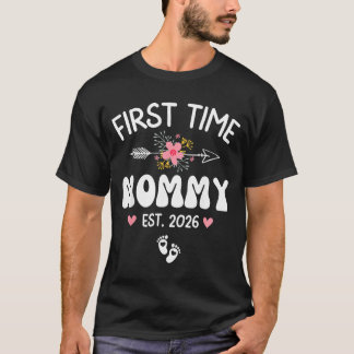 T-shirt Première maman est 2026 bientôt maman en 2026
