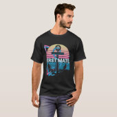 T-shirt Première matelot rétro de navigation (Devant entier)