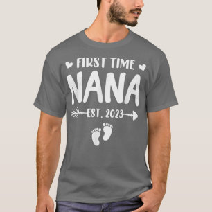 T-shirt Première Nana Est 2023 Bientôt Être Nana Genre Re