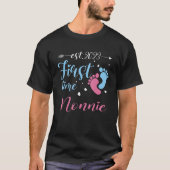 T-shirt Première Nonnie 2023 Faire-part de grossesse Nouve (Devant)
