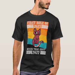T-shirt Première Règle De 2023 Ne Jamais Parler De 2022 Ch