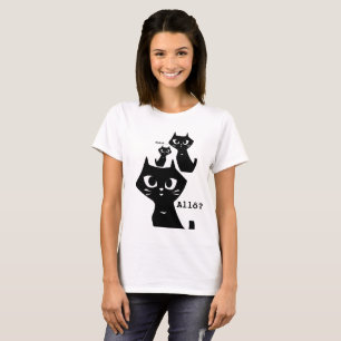 T-shirt Première rencontre Lucky Black Cats Famille