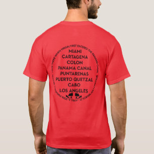 T-shirt Première traversée du canal de Panama par un navir