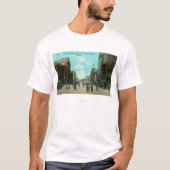 T-shirt Première vue d'avenue d'avenue pionnière (Devant)