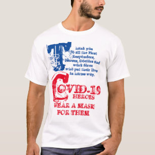 T-SHIRT PREMIERS RÉPONDANTS, INFIRMIERS, MÉDECINS MERCI