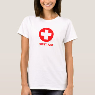 T-shirt Premiers soins - Infirmier (Croix) - Ambulance, Ai