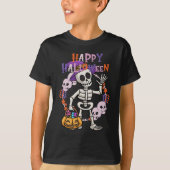T-shirt Premium Black Youth Tee - Halloween Amusant pour l (Devant)