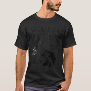 T-shirt Premium Drôle C'est ma Chemise de Pêche Chanceuse
