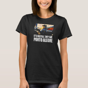 T-shirt Prendre L'Autoroute Porto Alegre Trafic Brésil Rué