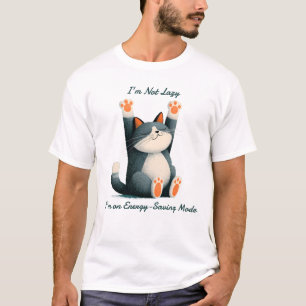 T-shirt Preneur de sieste professionnel Chat drôle endormi